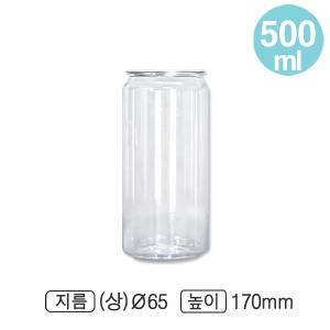 캔(PET-500ml) 124개